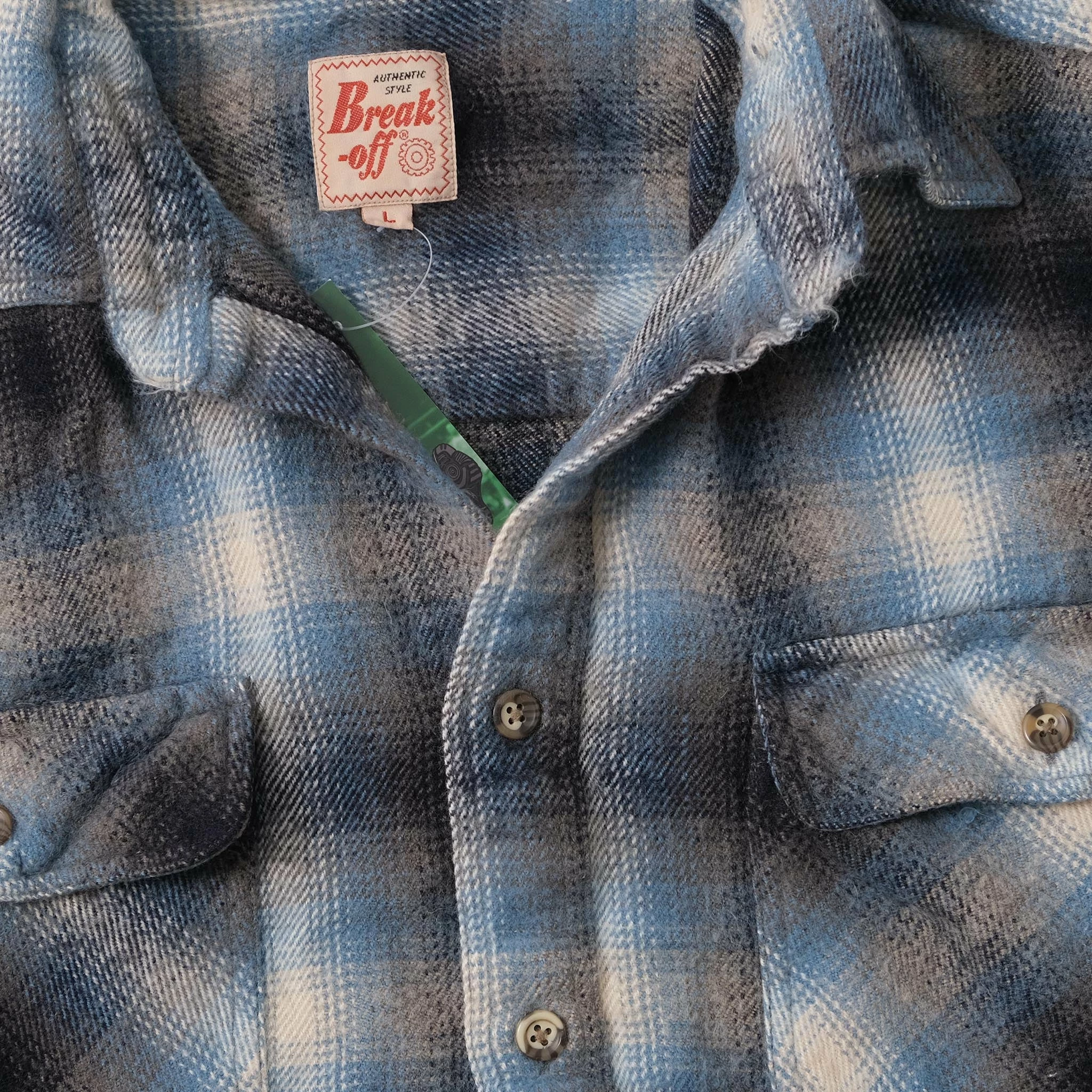 None Vintage Flannell Shirt Small – Bild 2