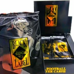 1995 Collector’s Edge Black Label NFL Trading Cards, Wax Pack