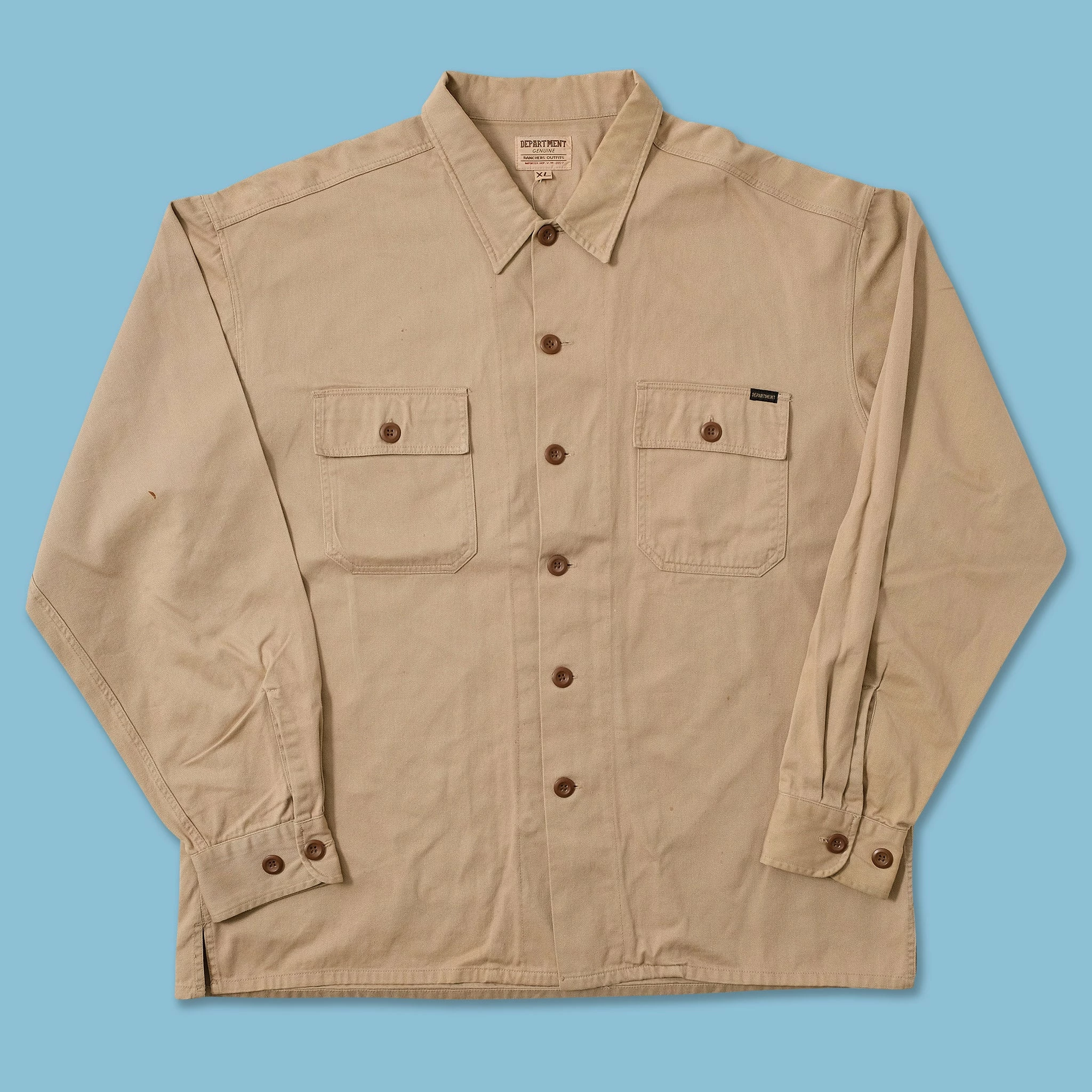 None Vintage Utility Shirt XXL