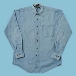 Polo Ralph Lauren Vintage Chaps Denim Shirt Large