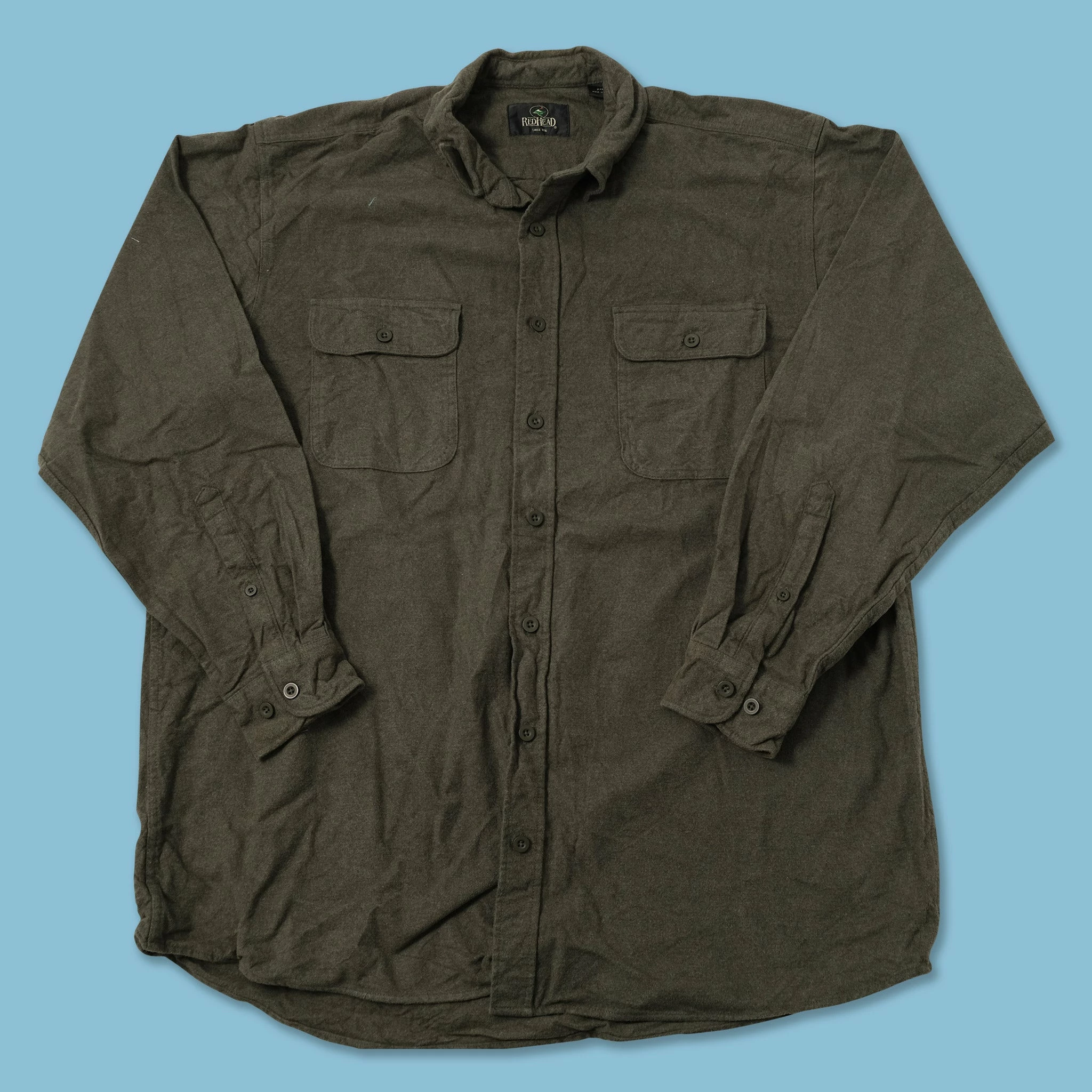 None Vintage Cotton Shirt XXLarge