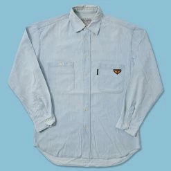 None Vintage Avirex Denim Shirt Large