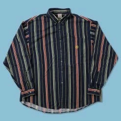 None Vintage Striped Shirt XLarge