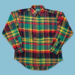Vintage Fila Flannell Shirt Large