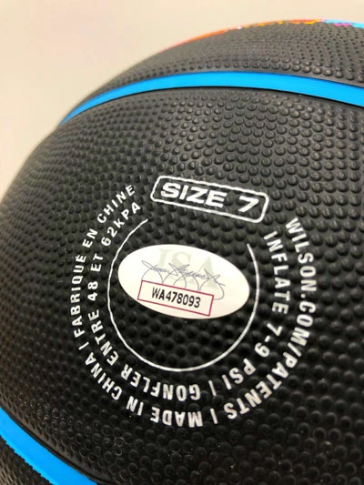 ALONZO MOURNING Basketball Showcase (Miami Heat) Signierter Basketball, City Edition Miami Heat – Bild 12