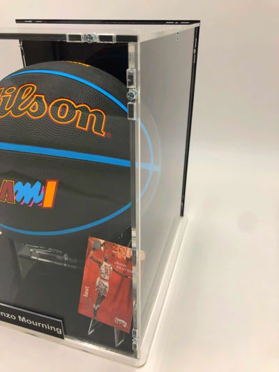 ALONZO MOURNING Basketball Showcase (Miami Heat) Signierter Basketball, City Edition Miami Heat – Bild 10