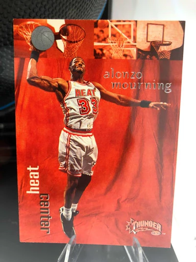 ALONZO MOURNING Basketball Showcase (Miami Heat) Signierter Basketball, City Edition Miami Heat – Bild 8