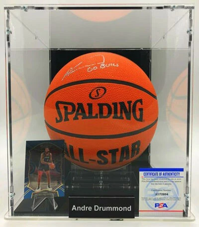 ANDRE DRUMMOND Basketball Showcase (Chicago Bulls) Signierter Basketball, All Star