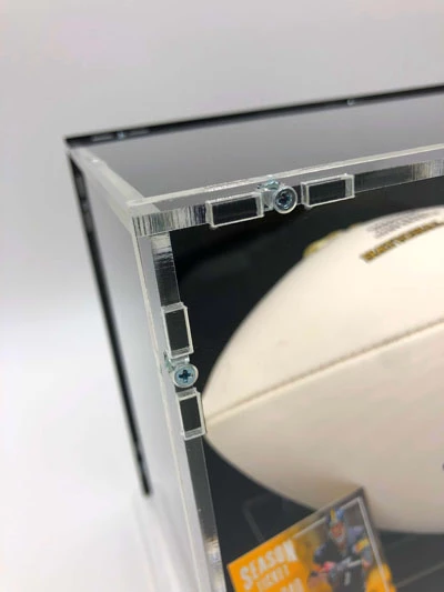 BEN ROETHLISBERGER Football Showcase (Pittsburgh Steelers) Signierter Football, The Duke Football – Bild 4