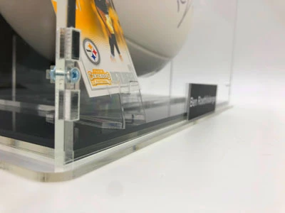 BEN ROETHLISBERGER Football Showcase (Pittsburgh Steelers) Signierter Football, The Duke Football – Bild 6