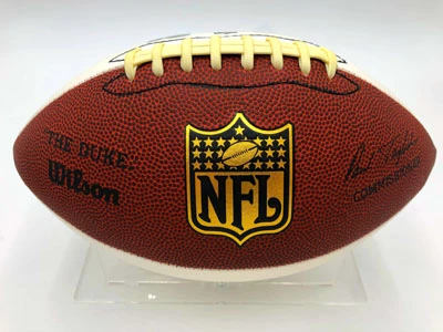 BEN ROETHLISBERGER Football Showcase (Pittsburgh Steelers) Signierter Football, The Duke Football – Bild 7