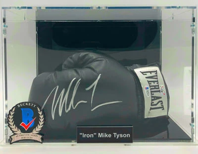 MIKE TYSON Boxing Showcase, Boxhandschuh (Everlast) Schwarz