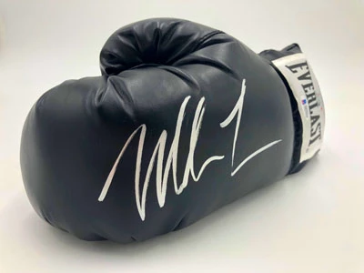 MIKE TYSON Boxing Showcase, Boxhandschuh (Everlast) Schwarz – Bild 4