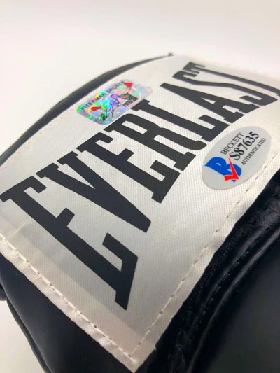MIKE TYSON Boxing Showcase, Boxhandschuh (Everlast) Schwarz – Bild 6