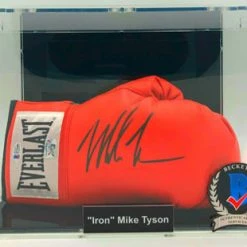 MIKE TYSON Boxing Showcase, Boxhandschuh (Everlast) Rot