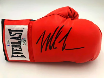 MIKE TYSON Boxing Showcase, Boxhandschuh (Everlast) Rot – Bild 4