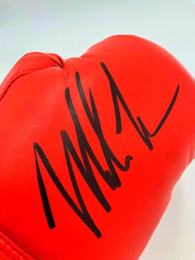 MIKE TYSON Boxing Showcase, Boxhandschuh (Everlast) Rot – Bild 5