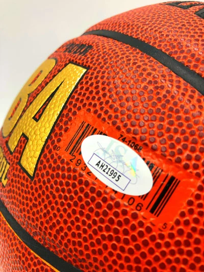 DAVID ROBINSON Basketball Showcase (San Antonio Spurs) Signierter Basketball, Grip Control – Bild 3