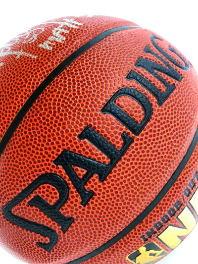 DAVID ROBINSON Basketball Showcase (San Antonio Spurs) Signierter Basketball, Grip Control – Bild 9