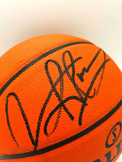 DENNIS RODMAN Basketball Showcase (Chicago Bulls) Signierter Basketball, Silver Series – Bild 2