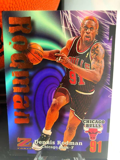 DENNIS RODMAN Basketball Showcase (Chicago Bulls) Signierter Basketball, Silver Series – Bild 5