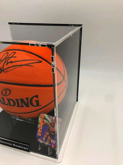 DENNIS RODMAN Basketball Showcase (Chicago Bulls) Signierter Basketball, Silver Series – Bild 6