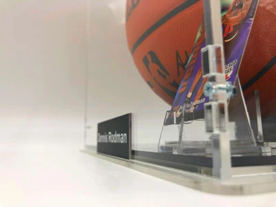 DENNIS RODMAN Basketball Showcase (Chicago Bulls) Signierter Basketball, Silver Series – Bild 7