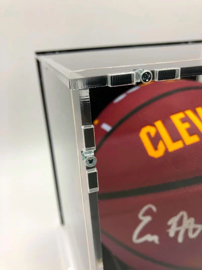 EVAN MOBLEY Basketball Showcase (Cleveland Cavaliers) Signierter Basketball, Cleveland City Edition – Bild 4