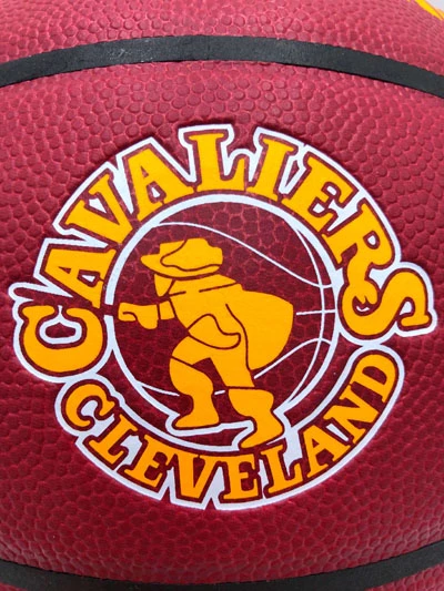 EVAN MOBLEY Basketball Showcase (Cleveland Cavaliers) Signierter Basketball, Cleveland City Edition – Bild 9