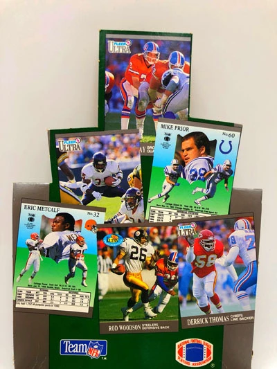 1991 Fleer Ultra Football Trading Cards, Wax Pack – Bild 2
