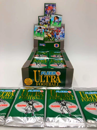 1991 Fleer Ultra Football Trading Cards, Wax Pack – Bild 4