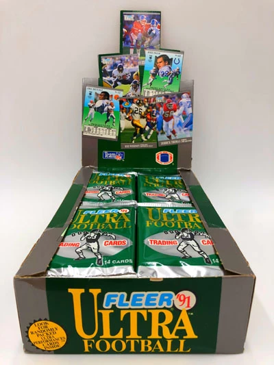 1991 Fleer Ultra Football Trading Cards, Wax Pack – Bild 5