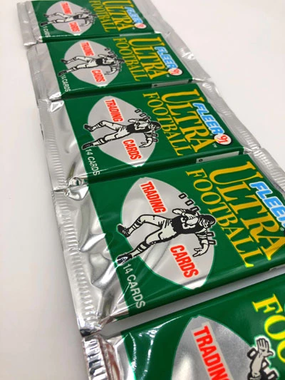 1991 Fleer Ultra Football Trading Cards, Wax Pack – Bild 7