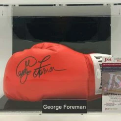 GEORGE FOREMAN Boxing Showcase, Boxhandschuh (Everlast) Rot