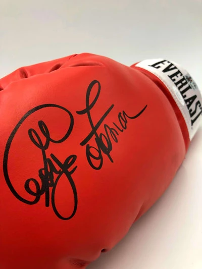 GEORGE FOREMAN Boxing Showcase, Boxhandschuh (Everlast) Rot – Bild 2