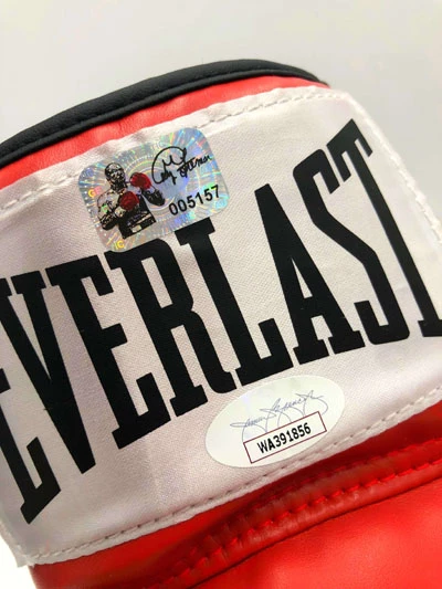 GEORGE FOREMAN Boxing Showcase, Boxhandschuh (Everlast) Rot – Bild 3