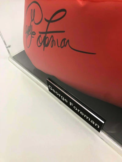 GEORGE FOREMAN Boxing Showcase, Boxhandschuh (Everlast) Rot – Bild 6
