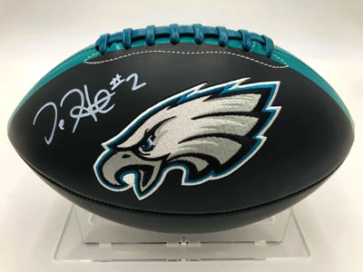 JALEN HURTS Football Showcase (Philadelphia Eagles) Signierter Football, Eagles Football – Bild 2