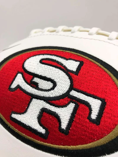 JERRY RICE Football Showcase (San Francisco 49ers) Signierter Football, 49ers White Panel Football – Bild 10