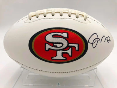 JOE MONTANA Football Showcase (San Francisco 49ers) Signierter Football, 49ers White Panel Football – Bild 9