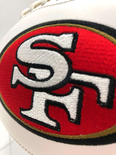 JOE MONTANA Football Showcase (San Francisco 49ers) Signierter Football, 49ers White Panel Football – Bild 10