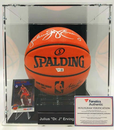 JULIUS “DR. J“ ERVING Basketball Showcase (Philadelphia 76ers),Game Ball Series