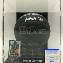 KEVIN GARNETT Basketball Showcase (Boston Celtics) Signierter Basketball, Anniversary Edition
