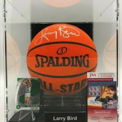 LARRY BIRD Basketball Showcase (Boston Celtics) Signierter Basketball, All-Star