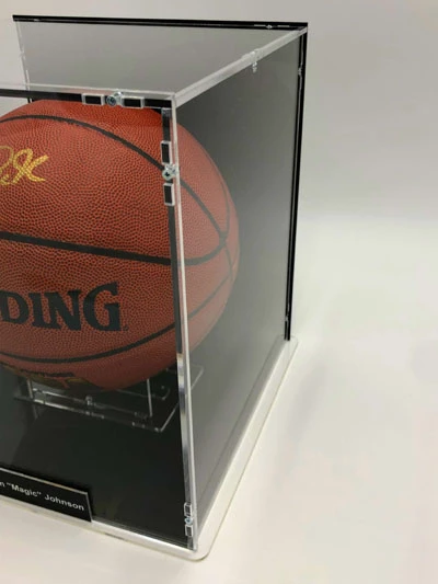 MAGIC JOHNSON Basketball Showcase (Los Angeles Lakers) Signierter Basketball, Tack Soft – Bild 7