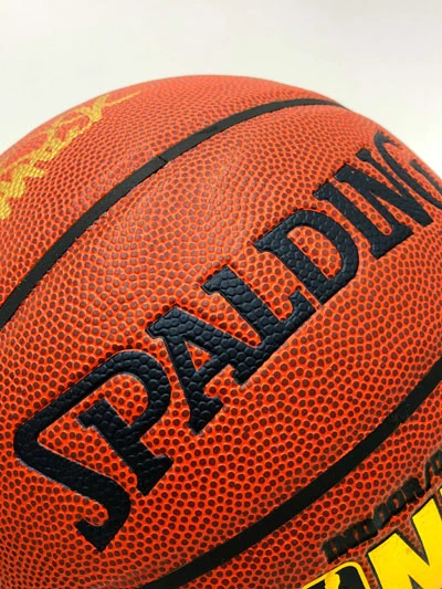 MAGIC JOHNSON Basketball Showcase (Los Angeles Lakers) Signierter Basketball, Tack Soft – Bild 9