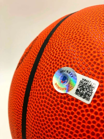 MAGIC JOHNSON Basketball Showcase (Los Angeles Lakers) Signierter Basketball, Wilson Authetic – Bild 3