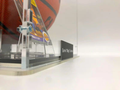 MAGIC JOHNSON Basketball Showcase (Los Angeles Lakers) Signierter Basketball, Wilson Authetic – Bild 6