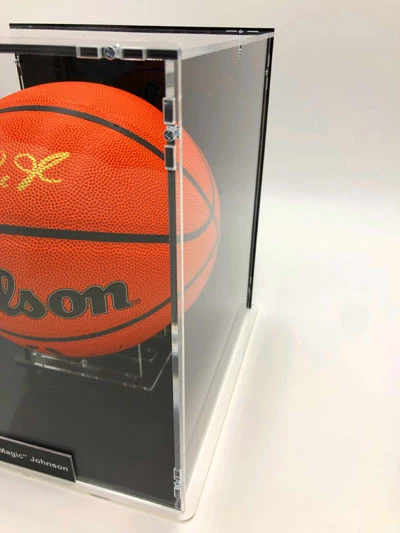 MAGIC JOHNSON Basketball Showcase (Los Angeles Lakers) Signierter Basketball, Wilson Authetic – Bild 7