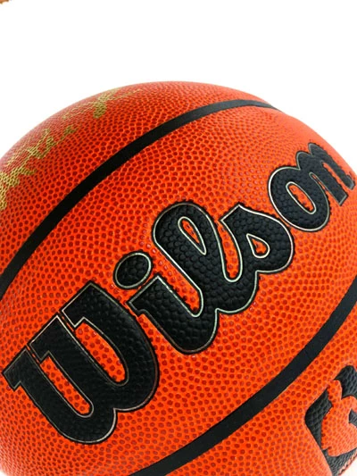 MAGIC JOHNSON Basketball Showcase (Los Angeles Lakers) Signierter Basketball, Wilson Authetic – Bild 9